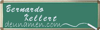 Bernardo Kellert Visitenkarte
